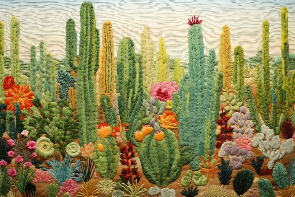 Cactus outdoors pattern nature.
