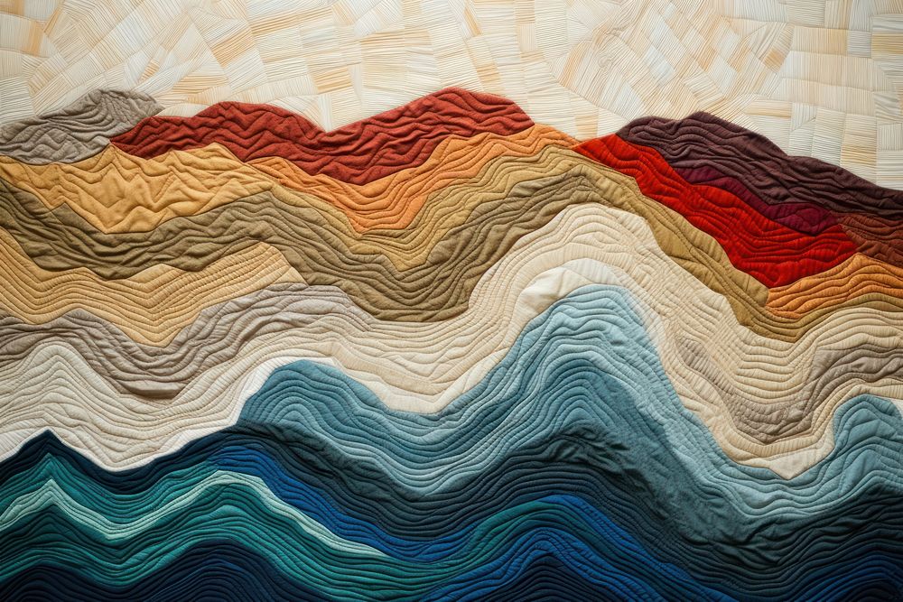 Geometric pattern textile texture craft.