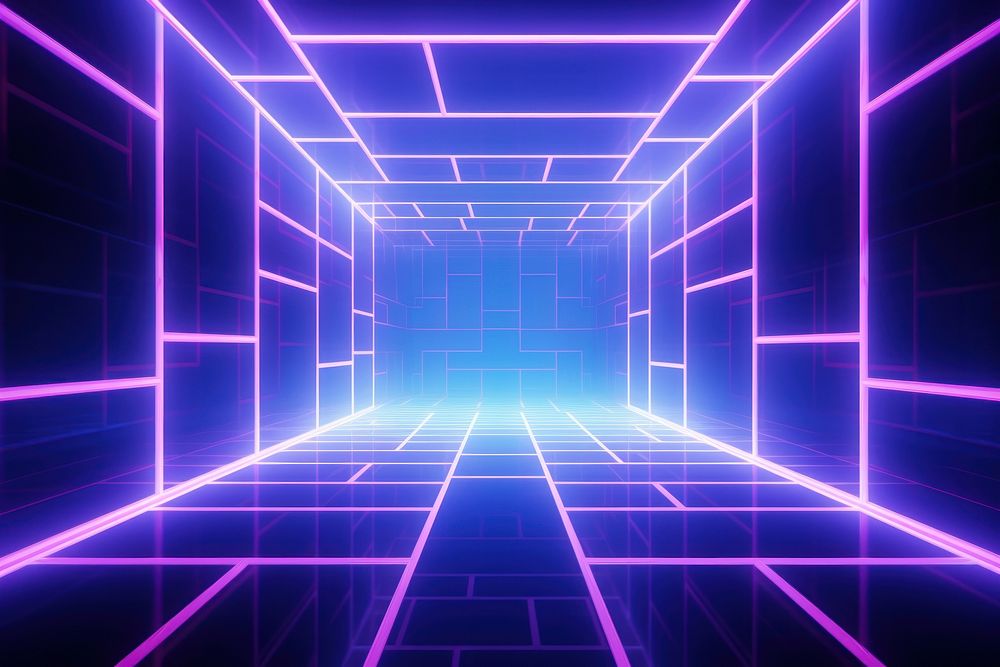 Squares corridor background backgrounds abstract purple.