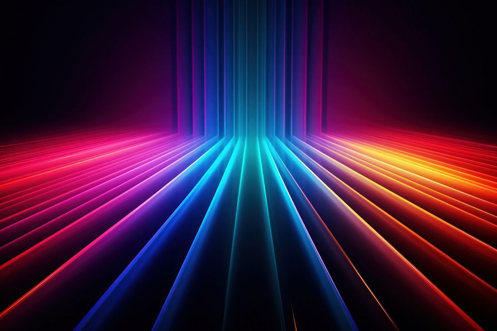 Colorful neon background backgrounds light laser. AI generated Image by rawpixel.