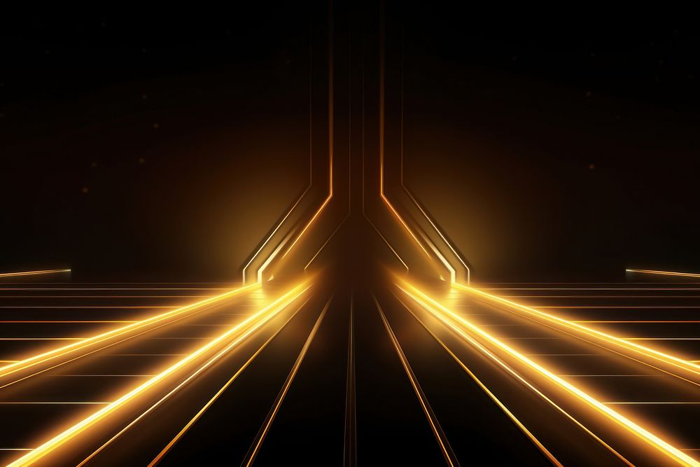 Gold neon background backgrounds light illuminated. AI generated Image by rawpixel.