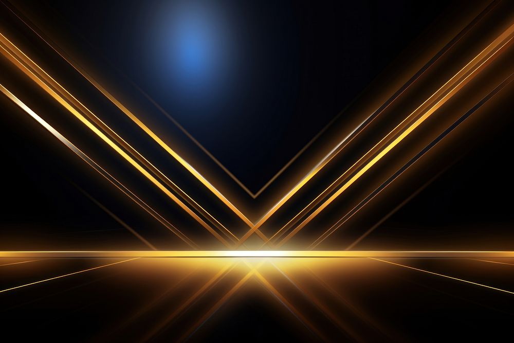 Gold line neon background backgrounds light night. AI generated Image by rawpixel.