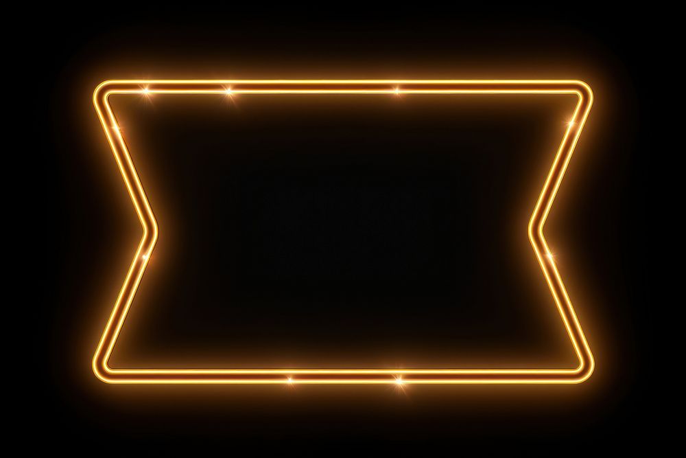Gold star frame neon background light illuminated electronics. AI generated Image by rawpixel.