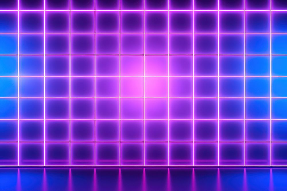 Grid neon background backgrounds pattern purple. AI generated Image by rawpixel.