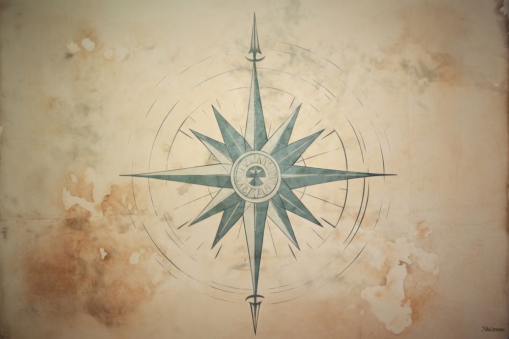Illustration of compass backgrounds art creativity.