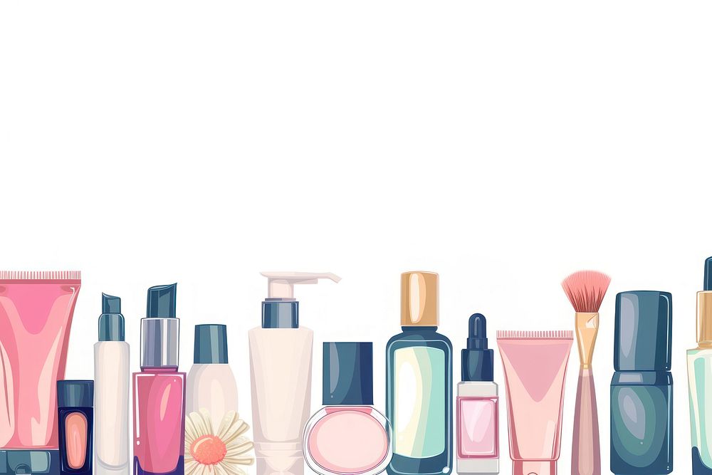 Cosmetics lipstick perfume bottle.