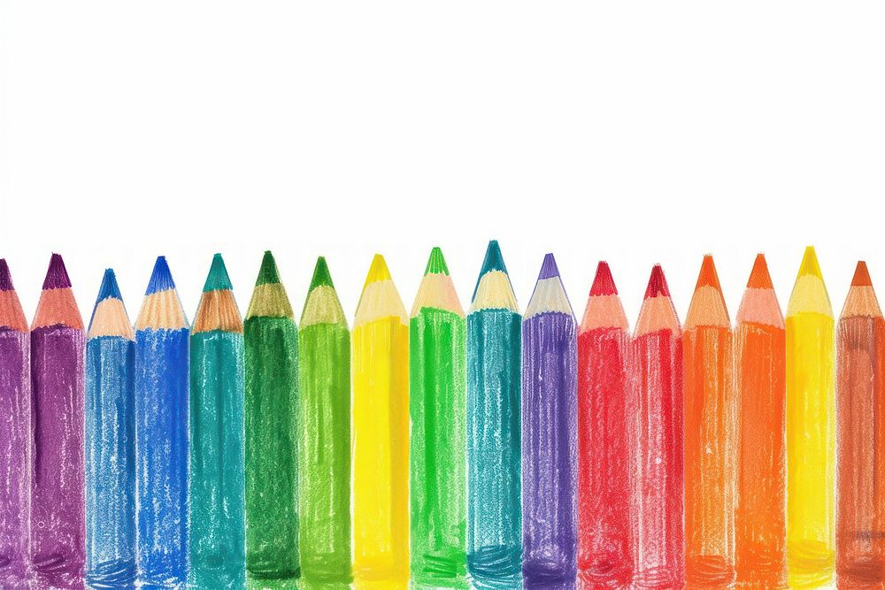 Crayon backgrounds pencil order.