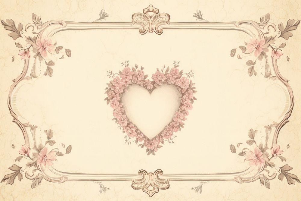 Illustration of heart frame backgrounds celebration accessories.