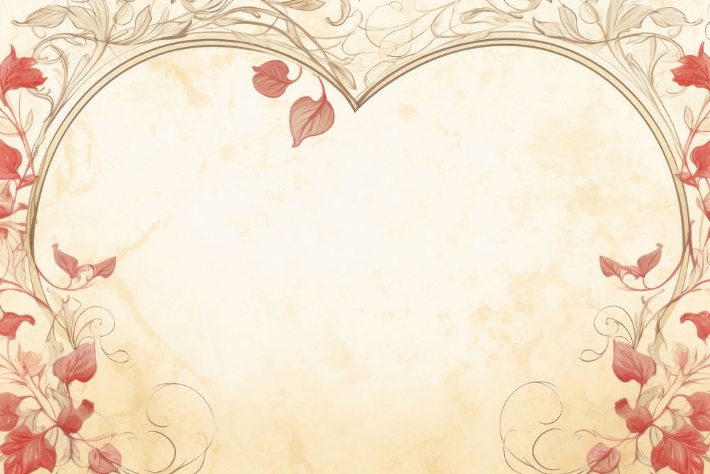 Illustration of heart frame backgrounds painting pattern.