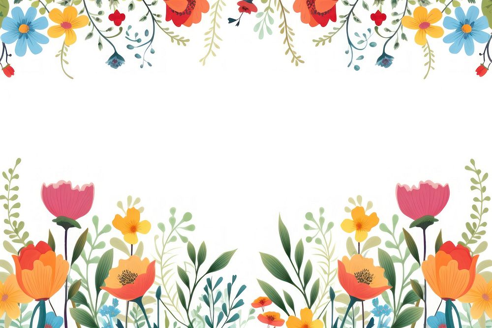 Papercut flowers backgrounds pattern copy space.