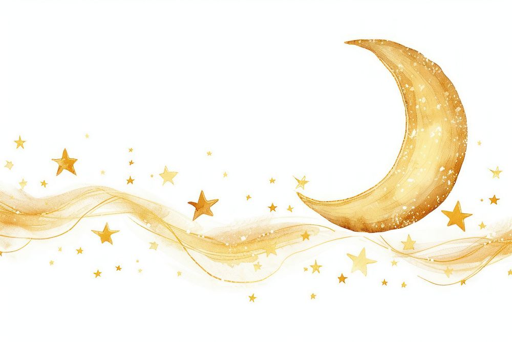Ramadan moon and star astronomy night space.