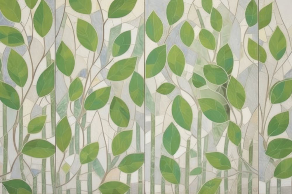 Leaf backgrounds curtain pattern.