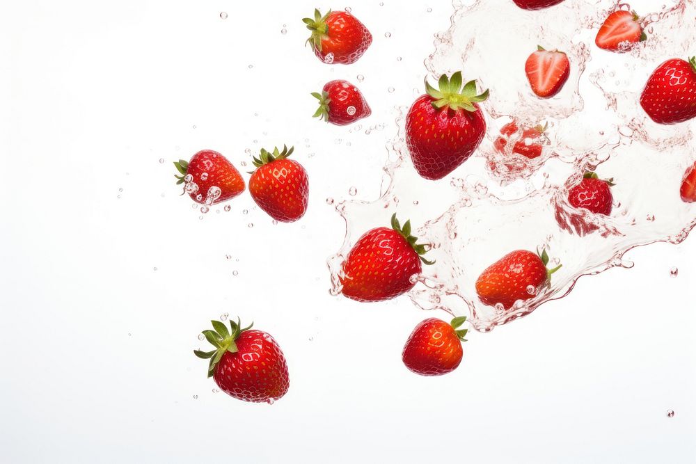 Strawberries backgrounds strawberry fruit.