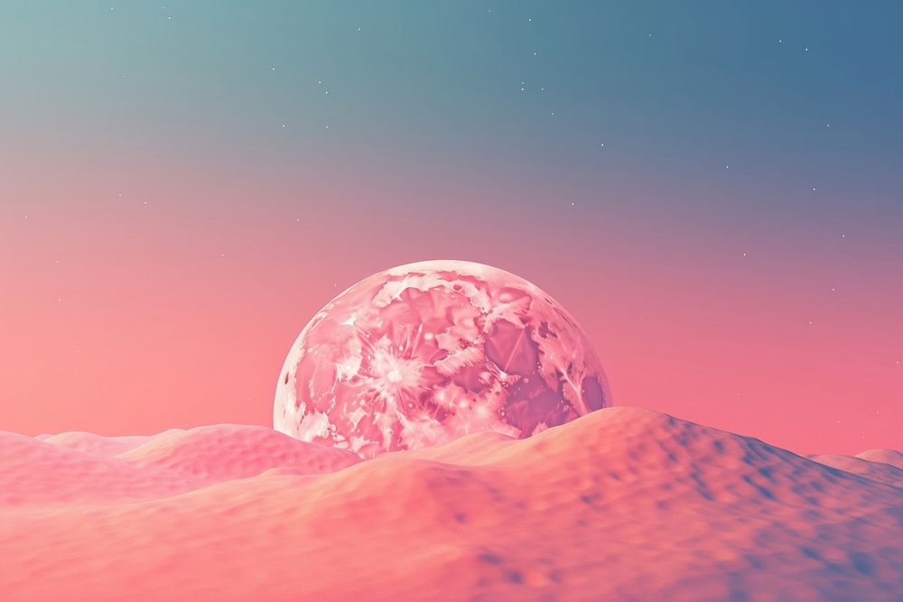  Moon space astronomy outdoors. AI generated Image by rawpixel.