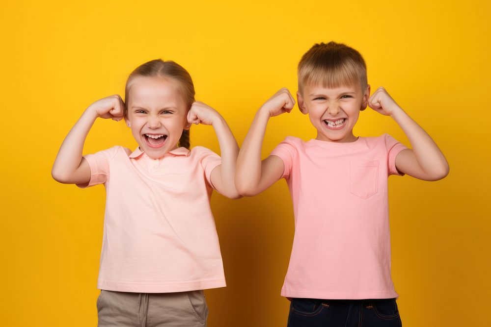 Children portrait happy photo. 