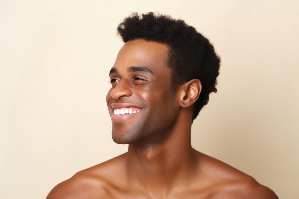 African american man portrait smiling smile.