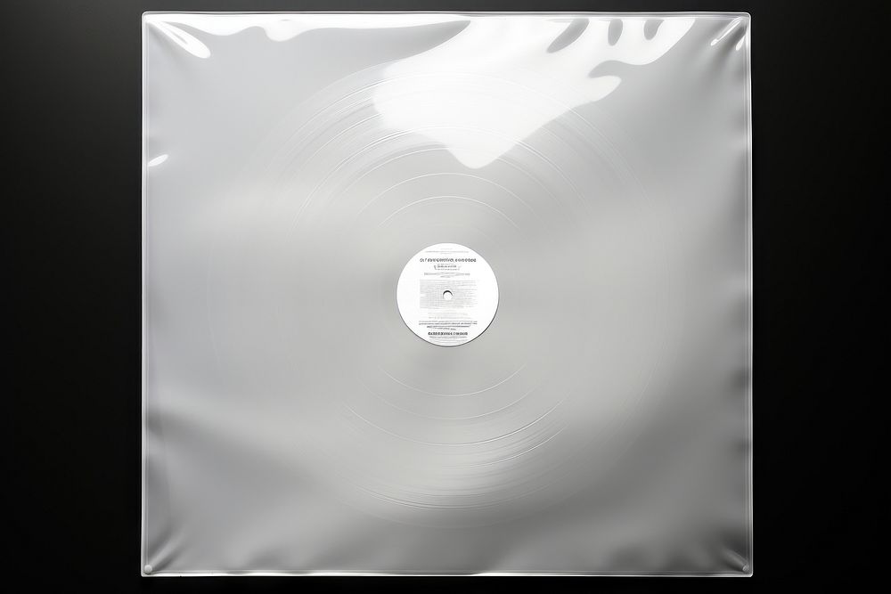 White album cover technology monochrome aluminium.