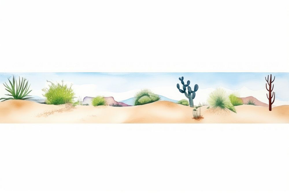 Desert nature panoramic outdoors.