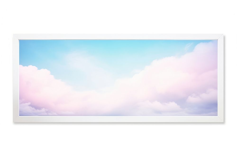 Pastel sky panoramic nature cloud.