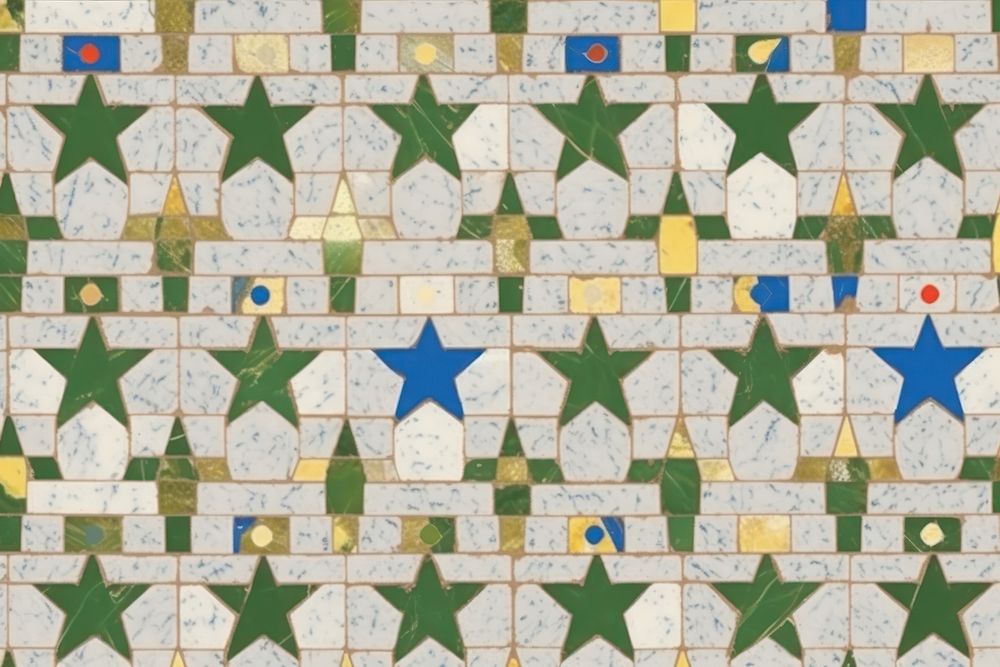 Mosaic tile backgrounds pattern.
