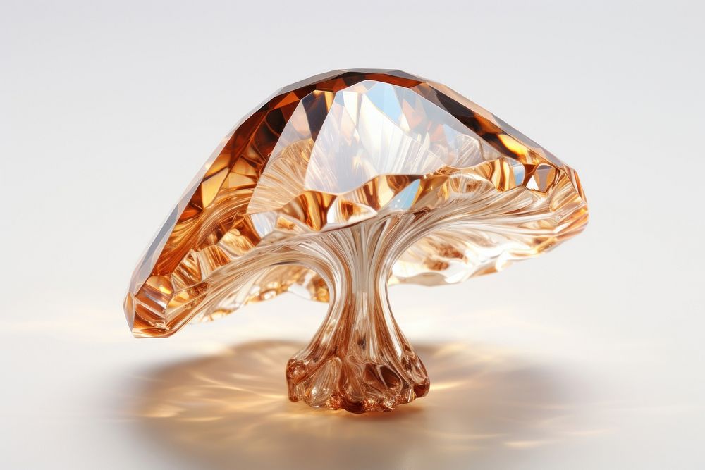 Mushroom shape gemstone jewelry diamond.