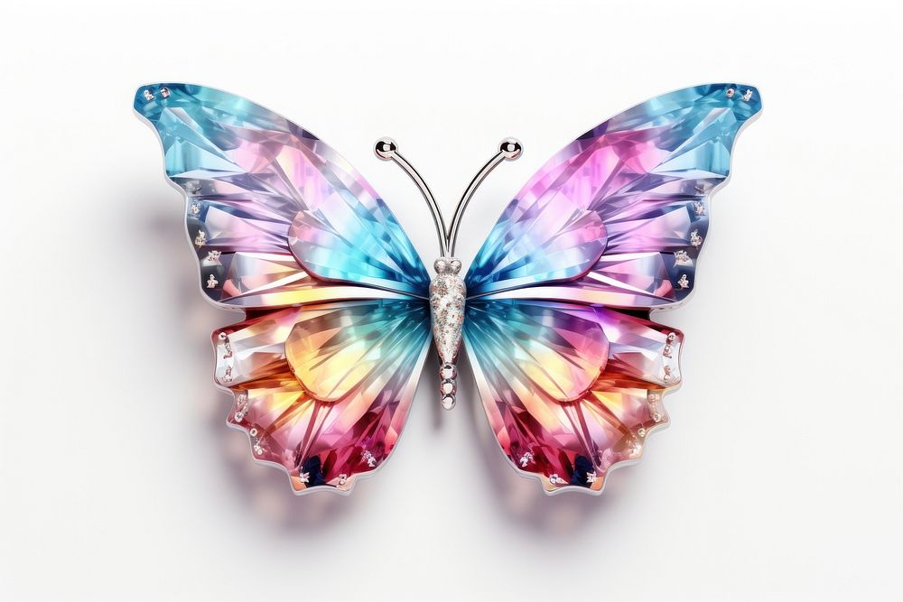 Butterfly gemstone animal insect.