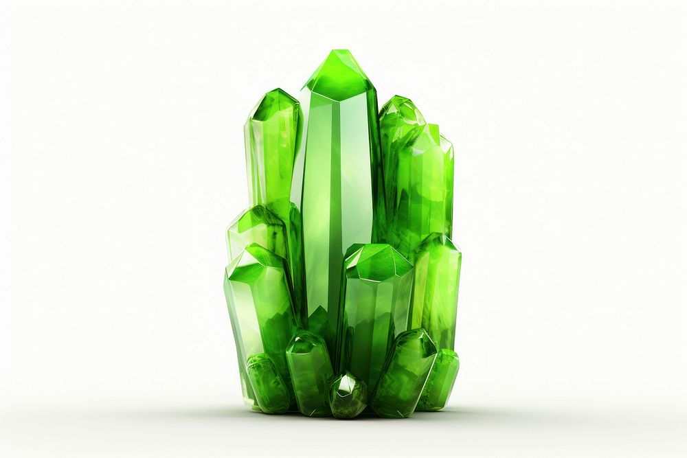 Cactus shape gemstone jewelry emerald.