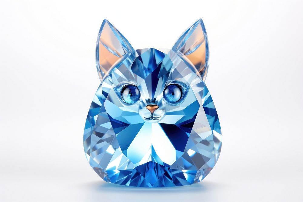 Cat gemstone jewelry crystal.