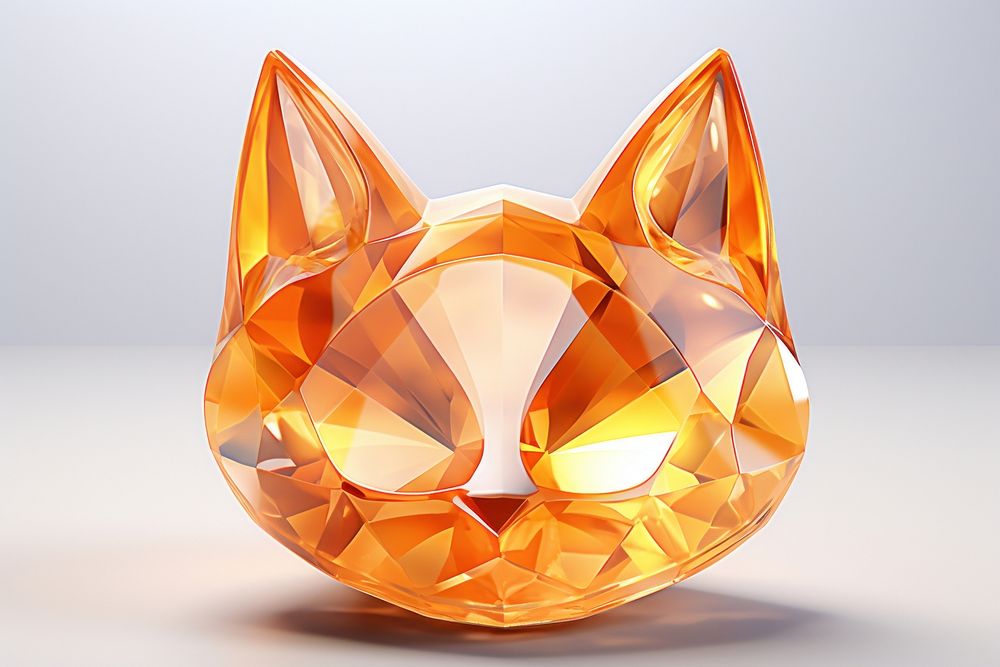 Cat gemstone jewelry crystal.
