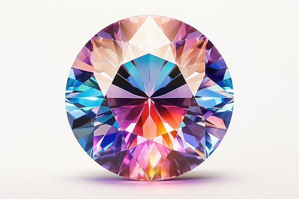 Circle gemstone crystal jewelry.
