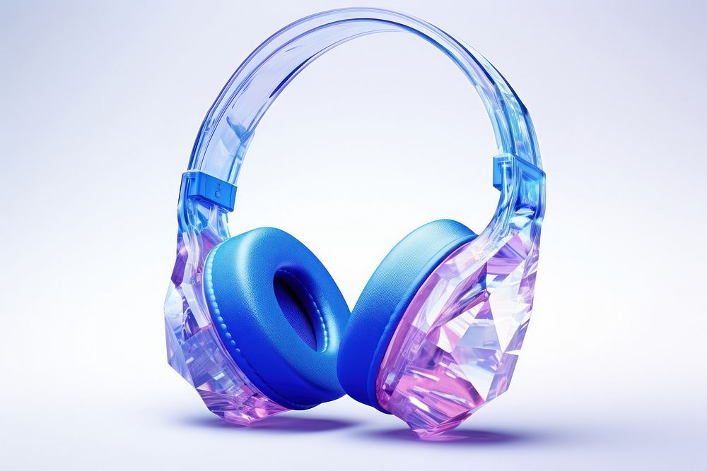 Headphone shape headphones gemstone headset.