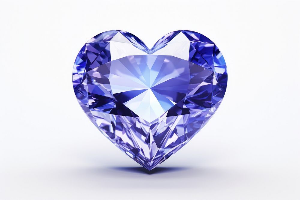 Heart shape gemstone jewelry diamond.