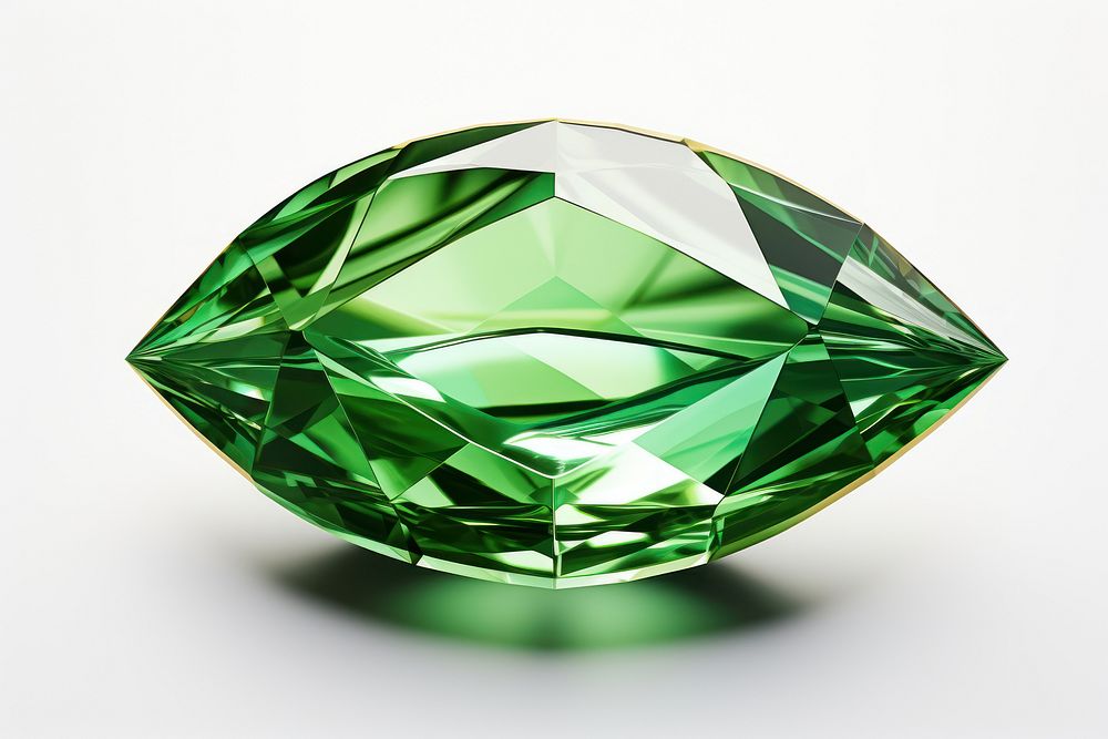 Leaf shape gemstone jewelry diamond.