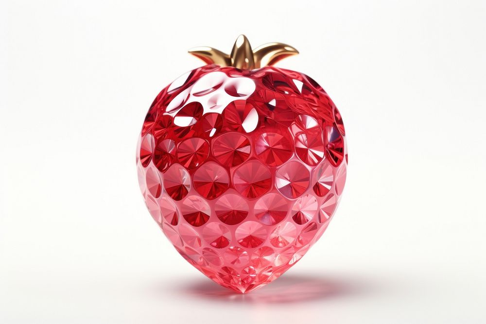 Strawberry shape jewelry fruit plant.