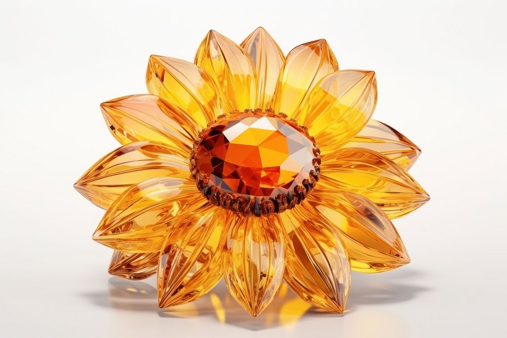 Sun flower gemstone jewelry plant.