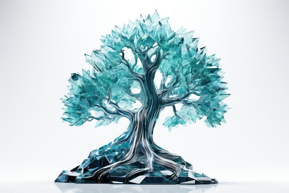 Tree shape bonsai plant creativity.