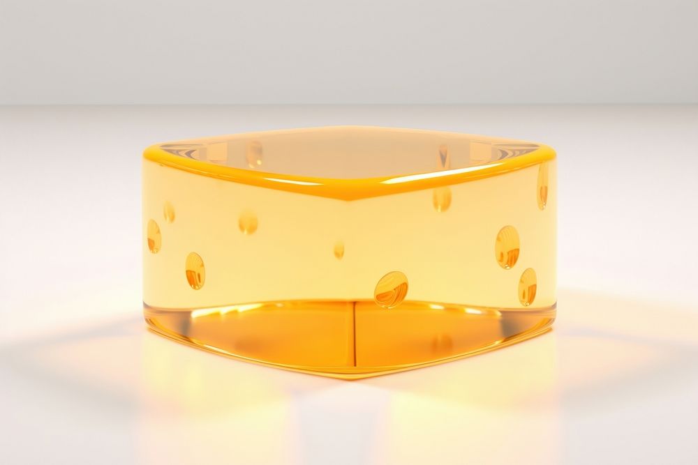 Cheese jewelry white background accessories.