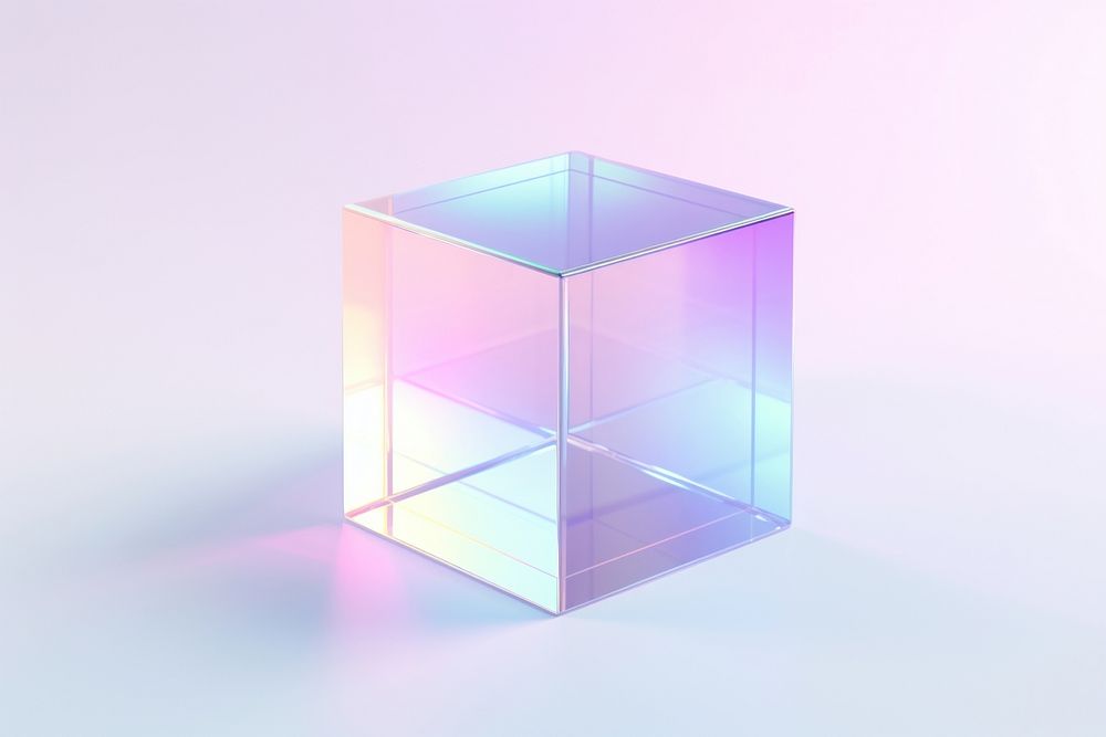 Cube glass toy simplicity.