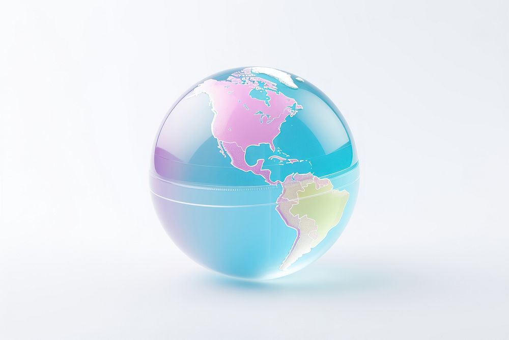 Earth sphere planet globe.