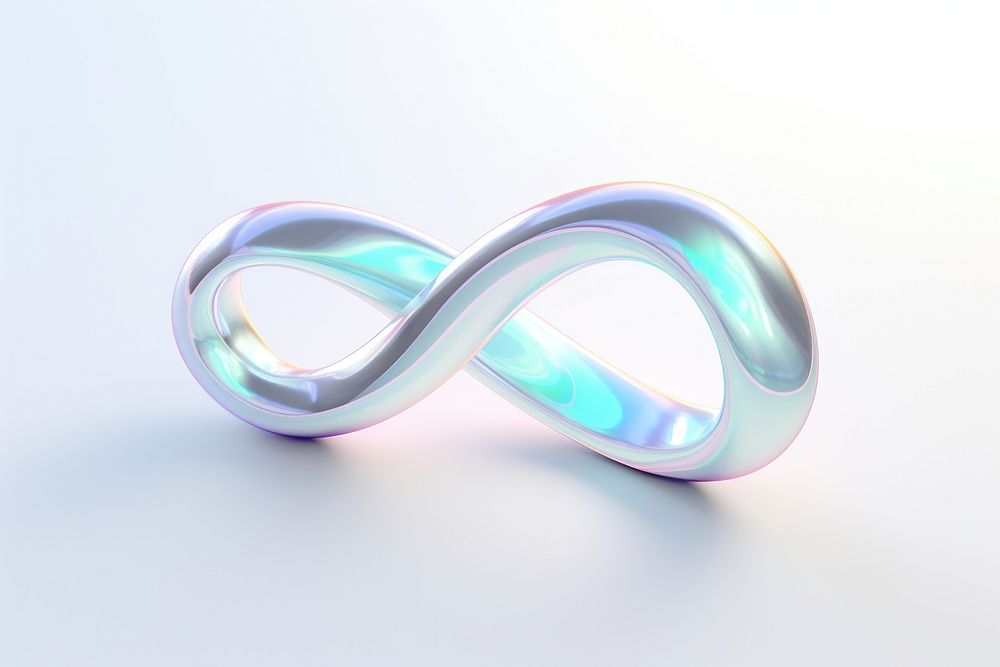 Eternity symbol jewelry silver accessories.