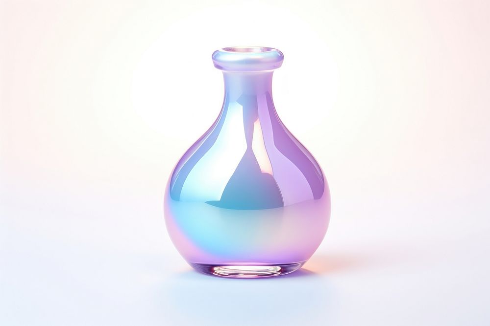 Lotion glass perfume bottle.