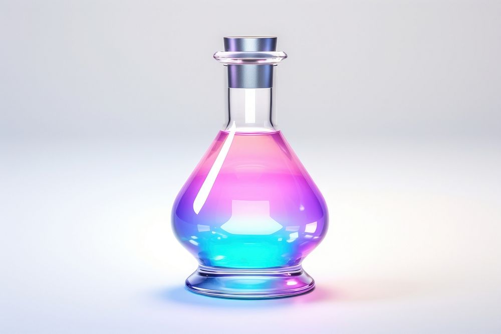 Serum glass perfume bottle.