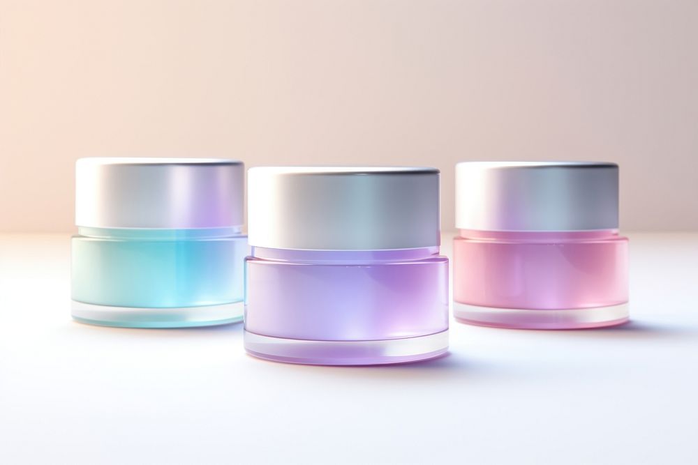 Skincare packaging container cosmetics lighting.