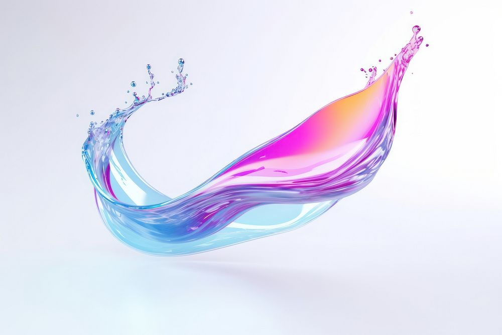 Water splash graphics purple simplicity.
