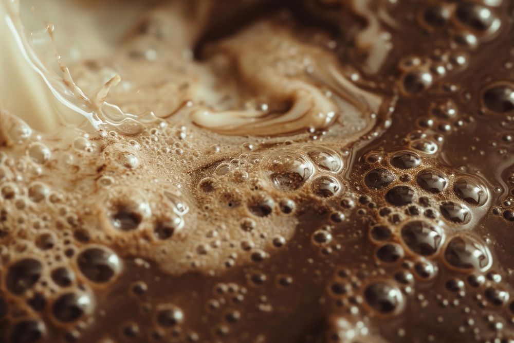 Chocolate milk macro photography backgrounds abstract.