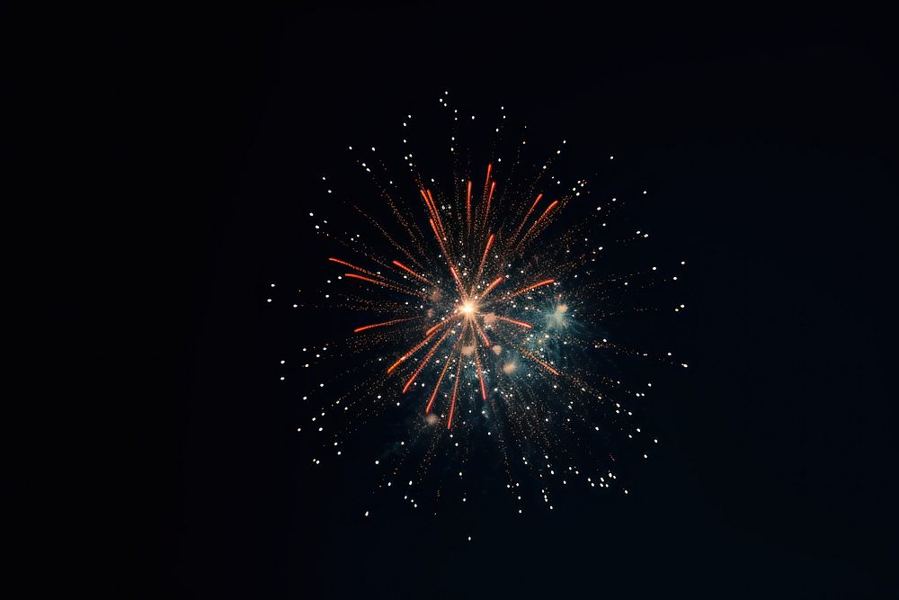 Fireworks astronomy outdoors night. AI generated Image by rawpixel.