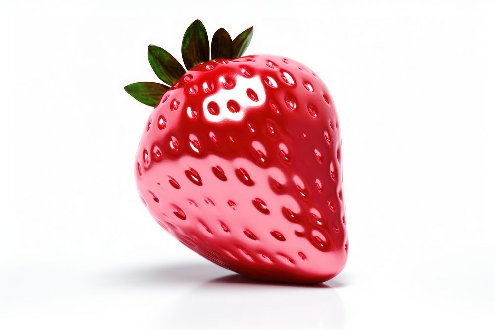 Strawberry Chrome material fruit plant food.