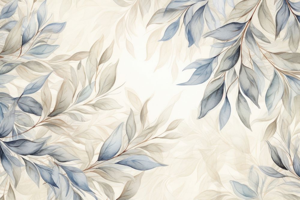 Blue leave backgrounds pattern abstract.