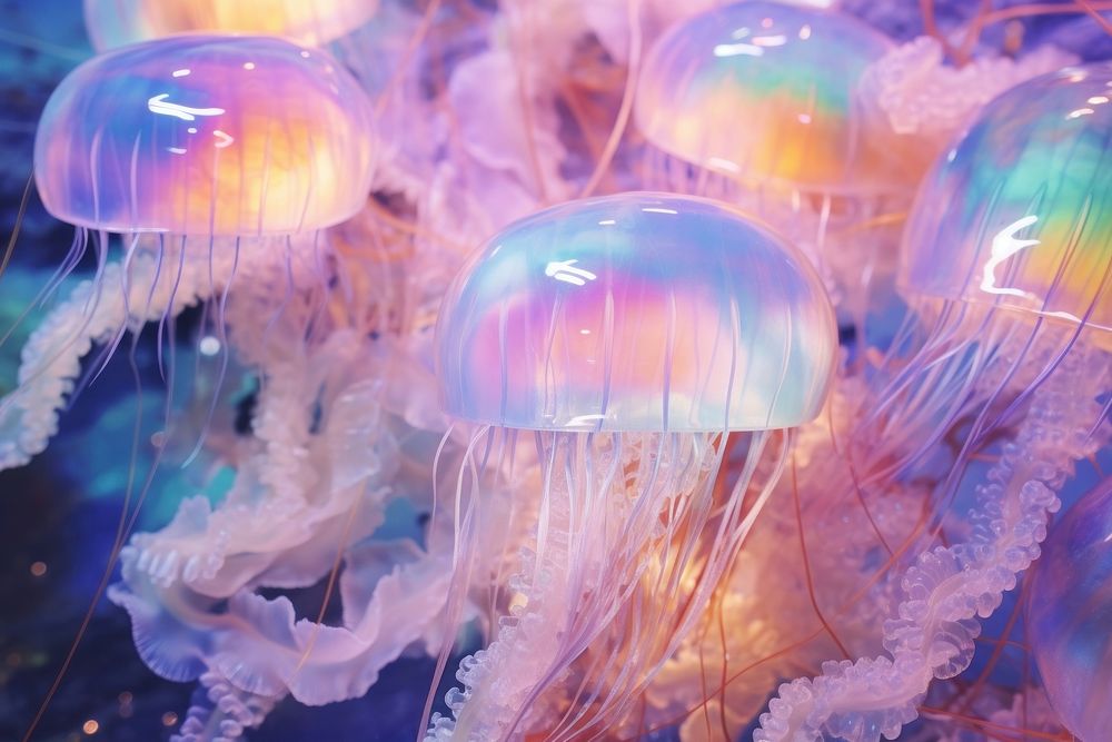 Jellyfish texture invertebrate translucent transparent.