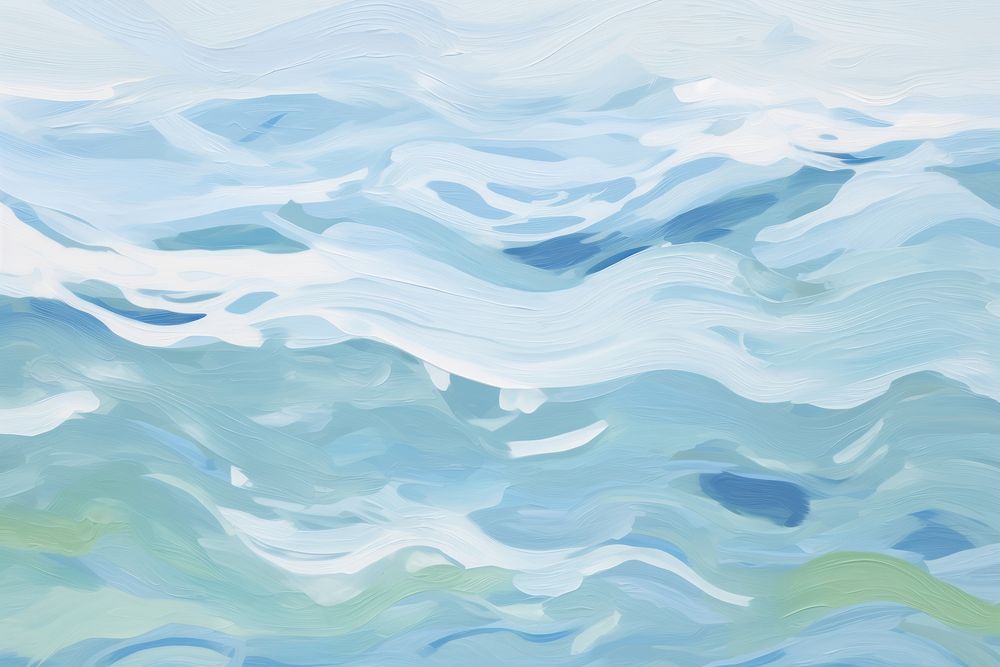  Ocean backgrounds outdoors painting. AI generated Image by rawpixel.